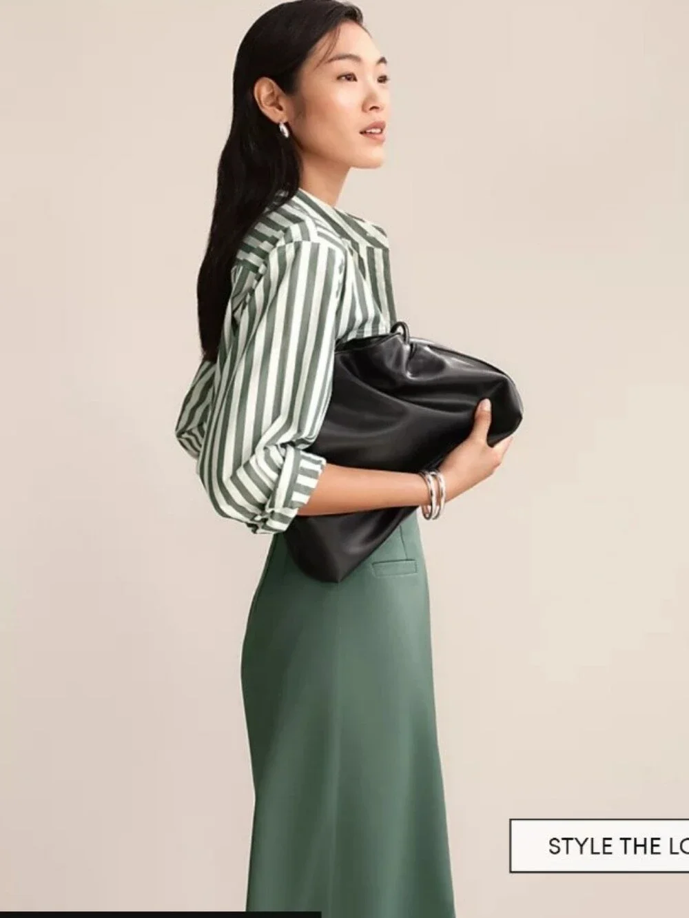 Drawstring Faux Leather Clutch